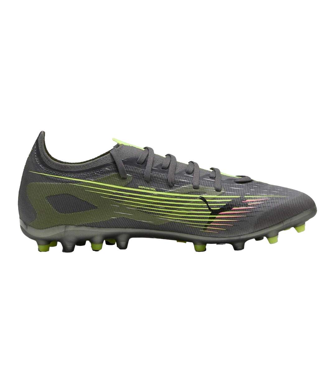 Mens Ultra 5 Match Firm Ground Football Boots Matted Silver Puma-1