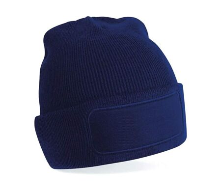 Bonnet avec patch - Adulte - B445 - bleu marine