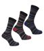 Mens 12 Pairs Cotton Rich Formal Dress Coloured Socks-5