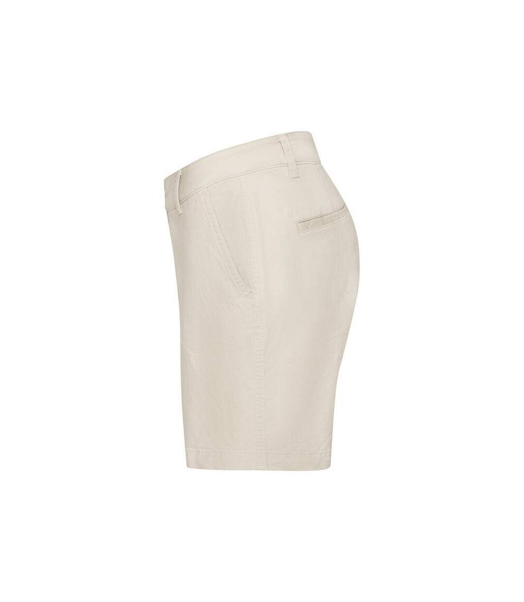 Womens/ladies Edgemont Shorts Beige Cutter & Buck-3