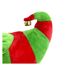 Chaussons Motif/style Elfe Homme Vert Rouge Blanc Floso-4