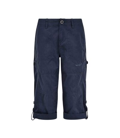 Womens/ladies salena 3/4 shorts navy Weird Fish