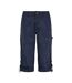Womens/ladies salena 3/4 shorts navy Weird Fish-1