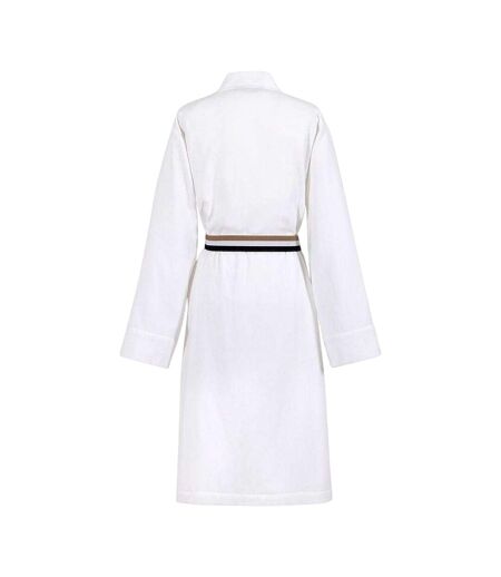 Womens/ladies Blinea Stripe Detail Kimono Robe White Boss