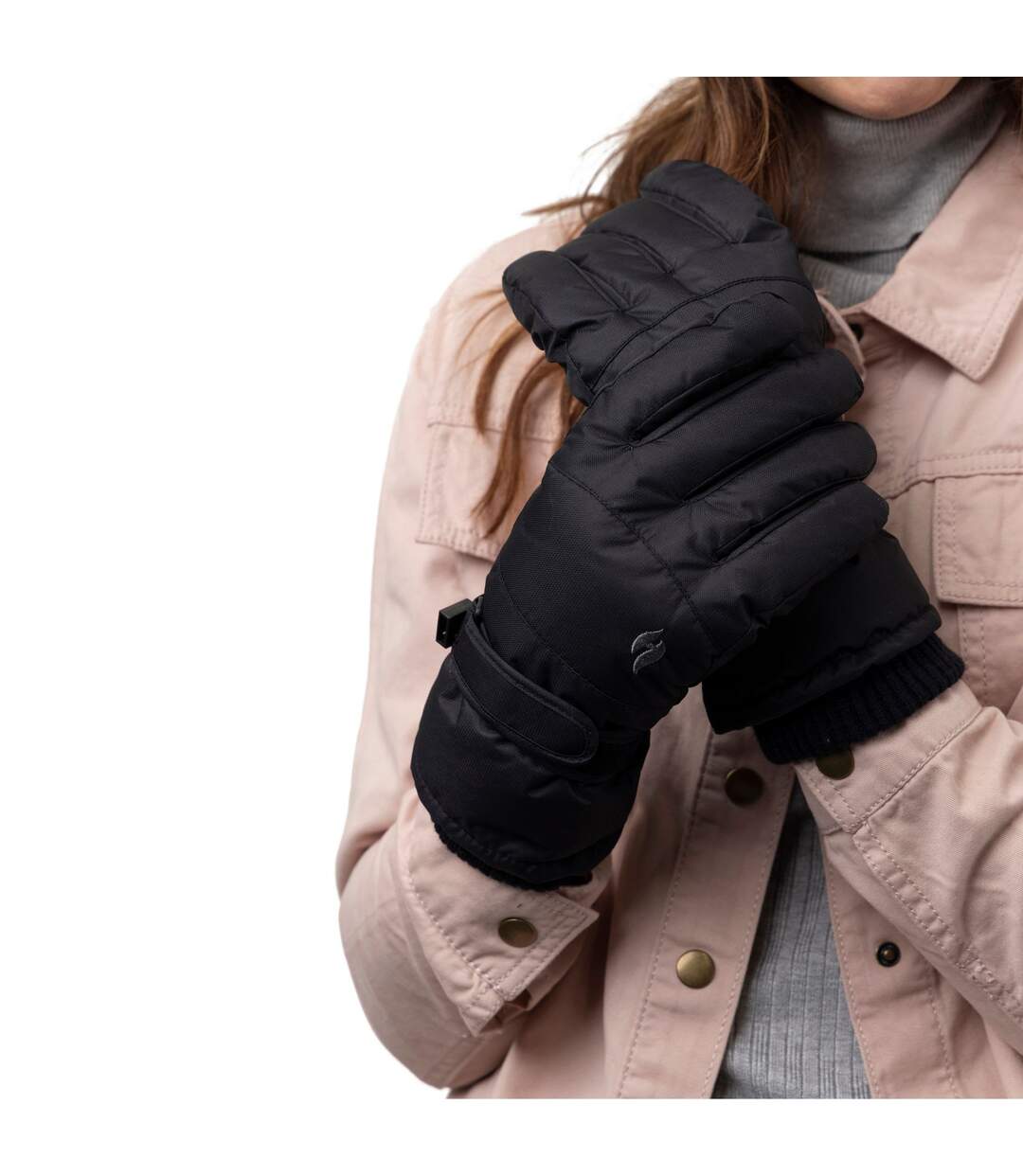Gants de Ski Femme Imperméable Thermiques S/M-4