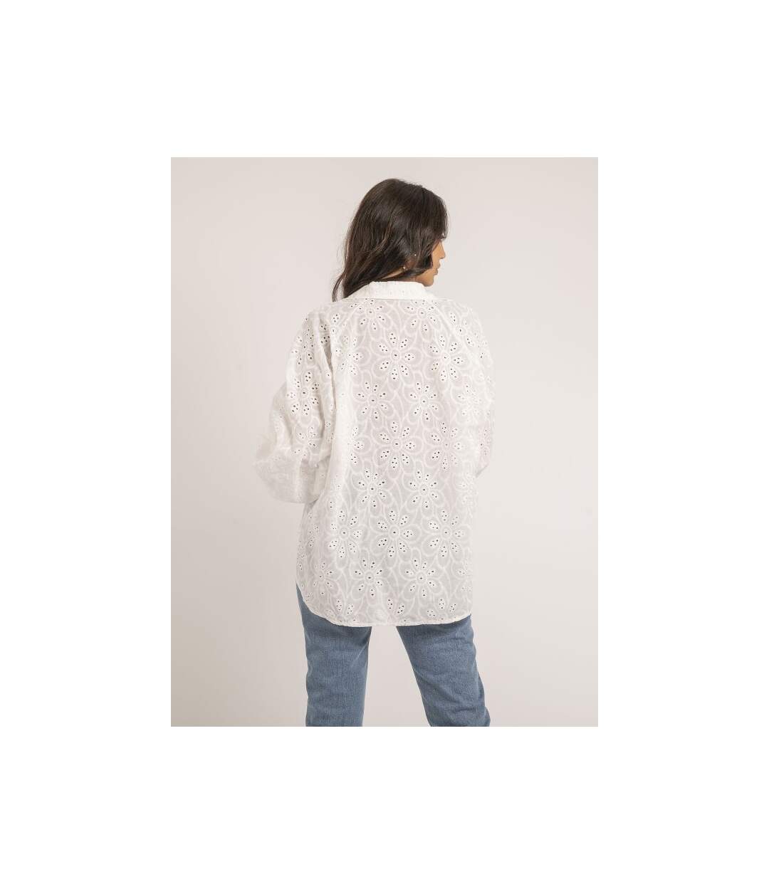 Blouse broderies anglaises FLOSSIE - Dona X Lisa-2