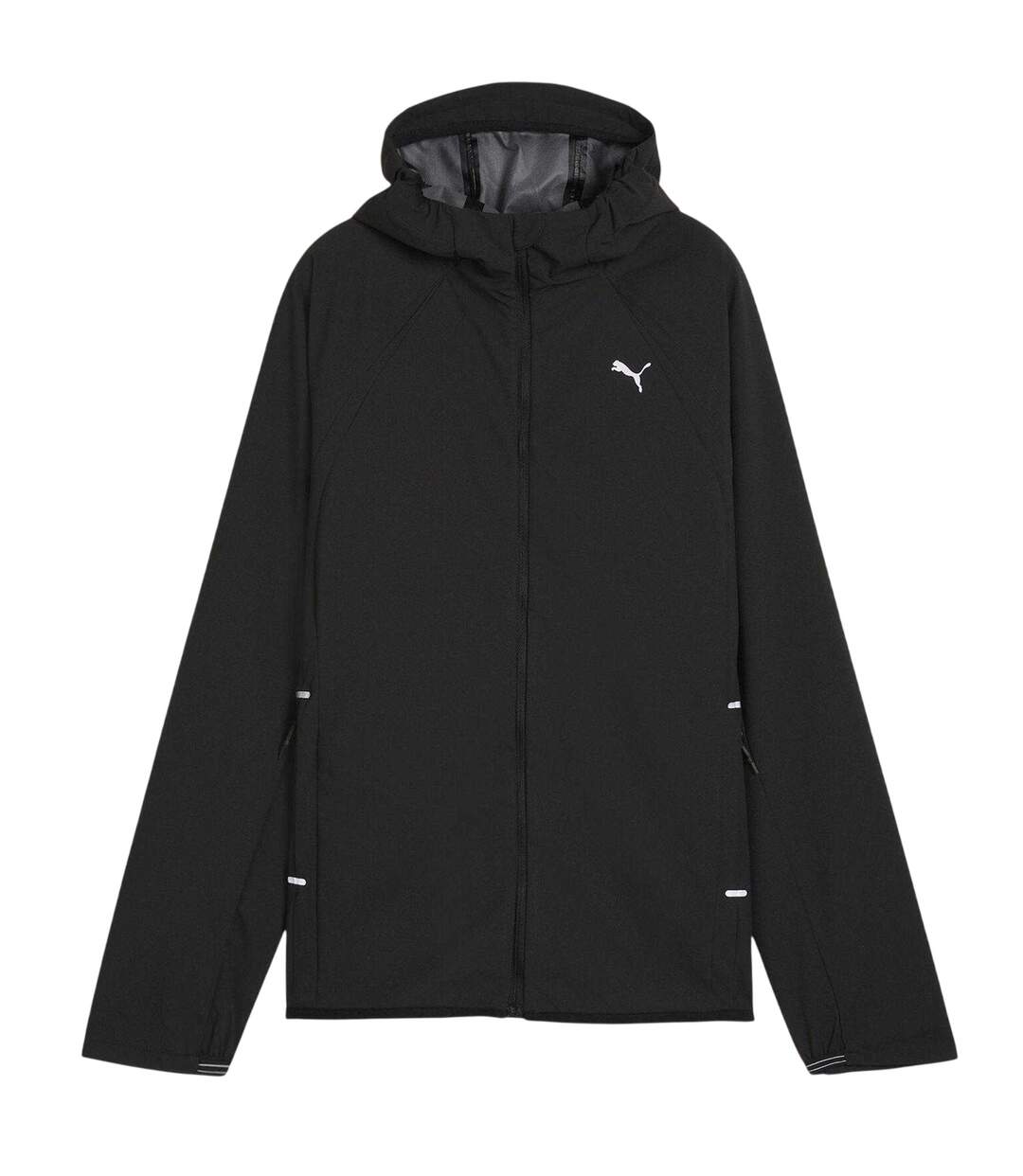 Womens/ladies Raincell Running Jacket  Black Puma-1