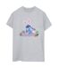 Disney Femmes/Les femmes Lilo & Stitch Hippity Hop Stitch T-Shirt Boyfriend en coton (Gris sportif) - UTBI30353-1