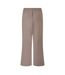 Womens/ladies Pinstripe Wide Leg Chinos Taupe Jack Wills-2