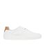 Mens Katie Leather Low Cut Trainers White Boss-3