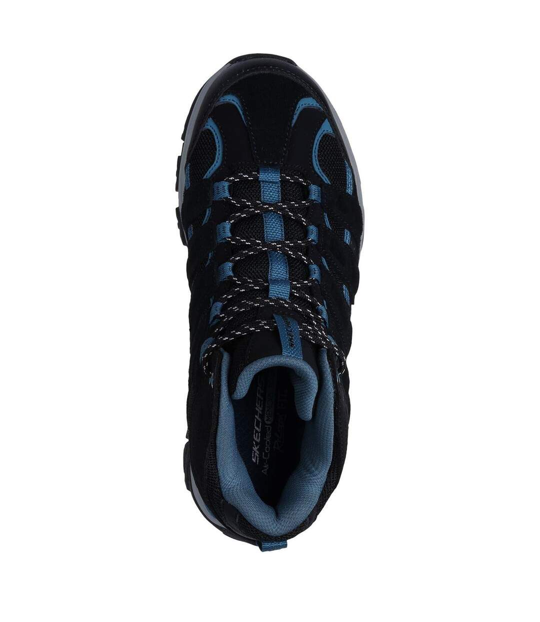 Womens/ladies Adventurer Waterproof Walking Shoes Black Skechers-3