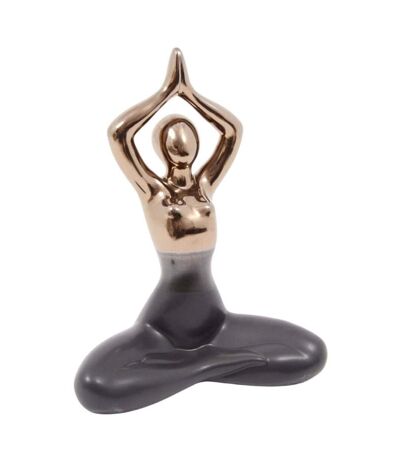 Statuette yoga en céramique Zoya