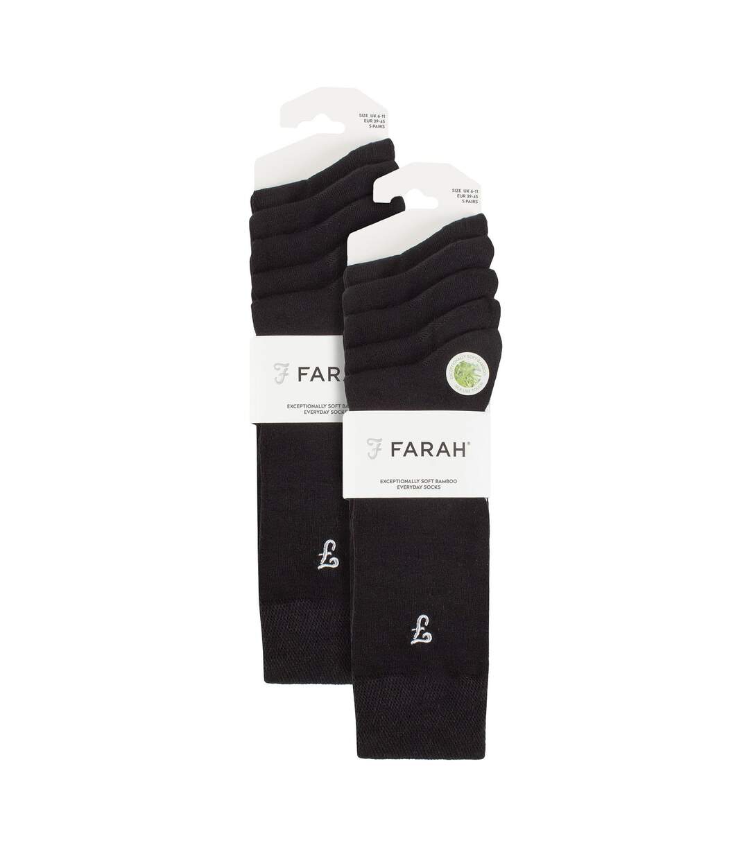 Mens 10 Pair Multi-Pack Bright Bamboo Socks-2