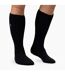 Mens Winter Fleece Lined Knee High Slipper Socks with Anti Slip Grippers-4