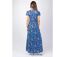 Robe longue cintrée  en viscose  MARBELLA imprimé floral Coton Du Monde-4