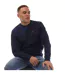 Sweat Looff Homme Bleu Marine Modern Amusement-1