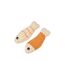 Lot de 2 Jouets Poisson pour Chat Boho Cat 12cm Moutarde