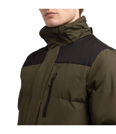 Mens Clipster Padded Jacket Dark Vine Trespass