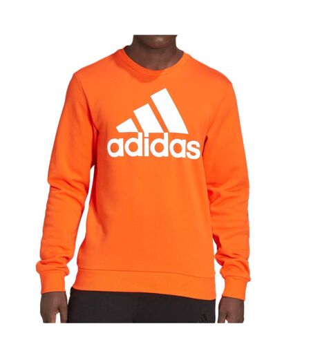 Sweat Orange Homme Adidas Big Logo