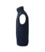 Mens Artisan Fleece Gilet Navy Brown Premier-4
