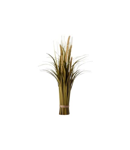 Plante Artificielle Fagot d'Herbes 62cm Vert & Beige