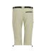 Pantacourt À Taille Semi-élastiquée Et Ceinture Amovible Xert Homme Blanc Cassé Regatta-3