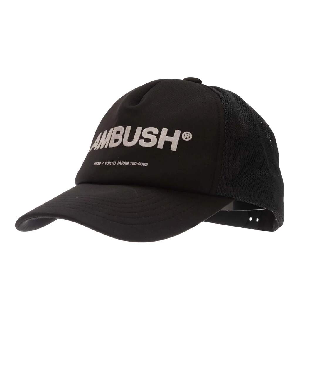 Classic Logo Cap Black White Ambush-4
