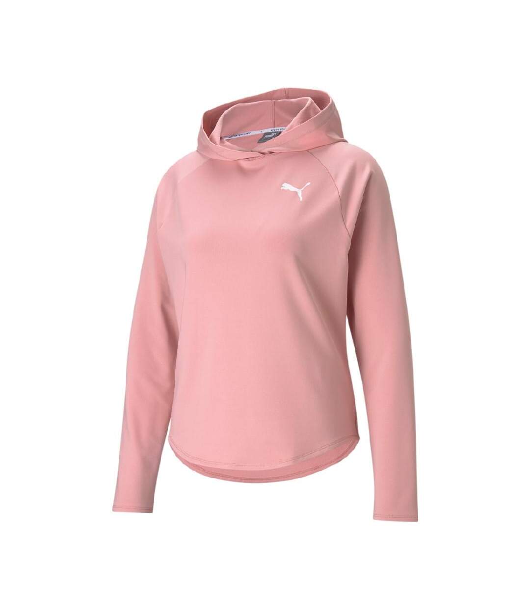 Sweat à capuche rose femme puma active - s-1