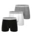 Lot de 3 boxers homme en coton uni Premium Serge Blanco-1