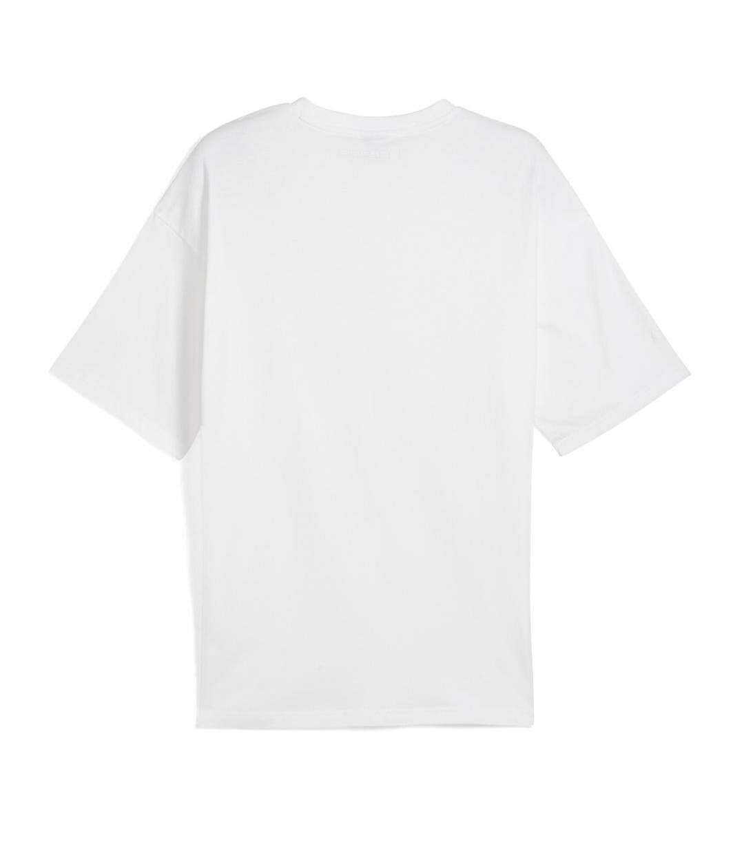 T-Shirt blanc homme puma pl ess-2
