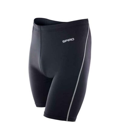 Spiro Mens Bodyfit Base Layer Shorts (Black) - UTPC6756