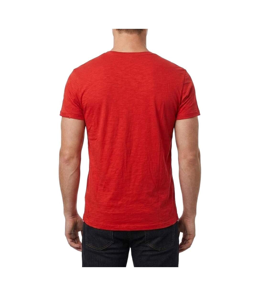 T-shirt rouge homme paname brothers tazio-2