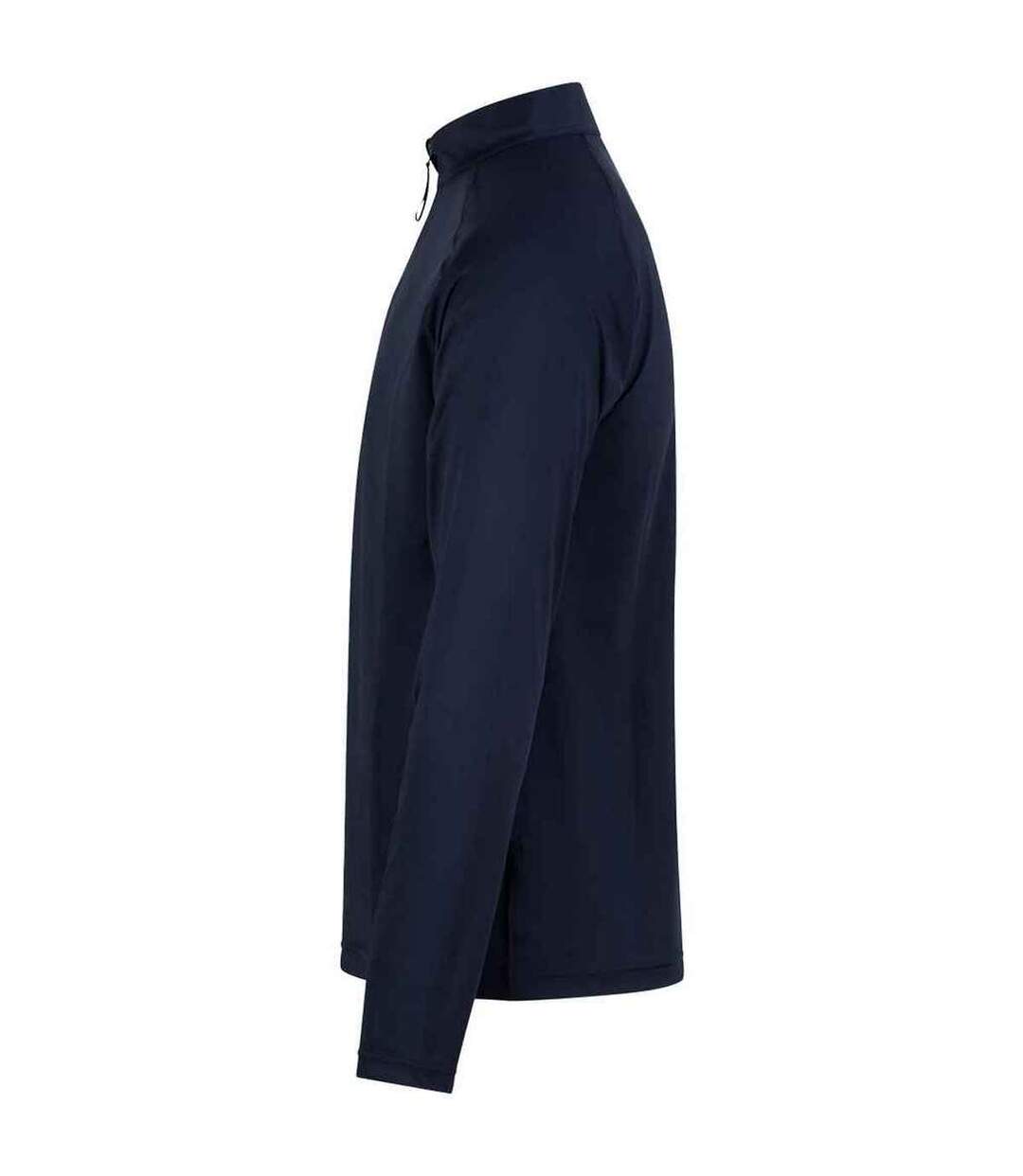 Mens lightweight quarter zip active top french navy Awdis-3