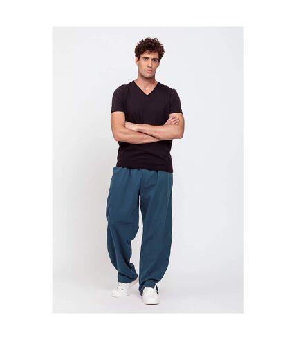Pantalon large coton uni - MAKANI