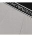 Lot De 3  Sous-vêtements Motif/style Logo Core Homme Noir Gris Emporio Armani-3
