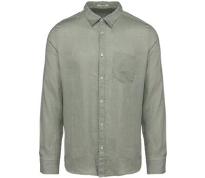 Chemise en lin - Homme - PATS504 - vert almond green