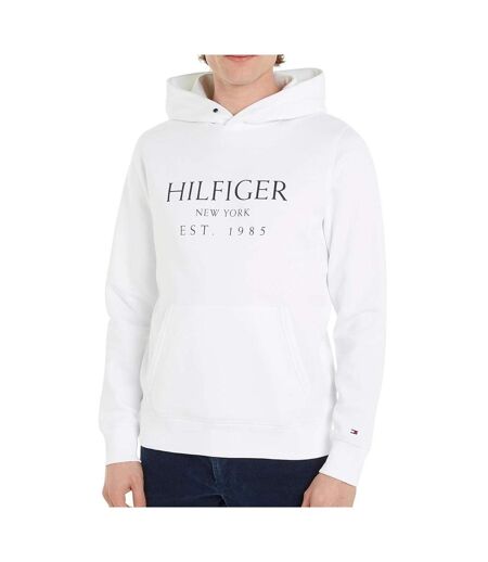 Sweat blanc homme tommy hilfiger magma - l