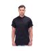 Unisex Adult Executive Drop Shoulder Short-sleeved Chef Jacket Black Le Chef-1
