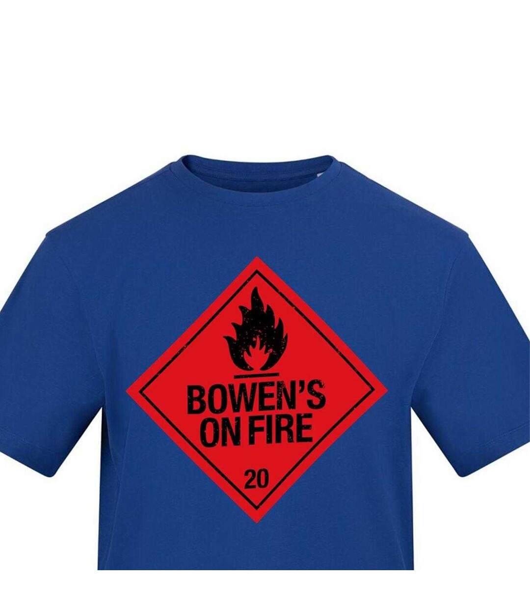 Mens Bowen´s On Fire T-shirt Blue AWD-3
