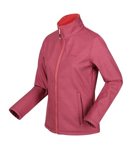 Regatta Womens/Ladies Connie V Softshell Walking Jacket (Rumba Red/Mineral Red) - UTRG5975