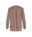 Blouse marron femme vila lucy - m-2