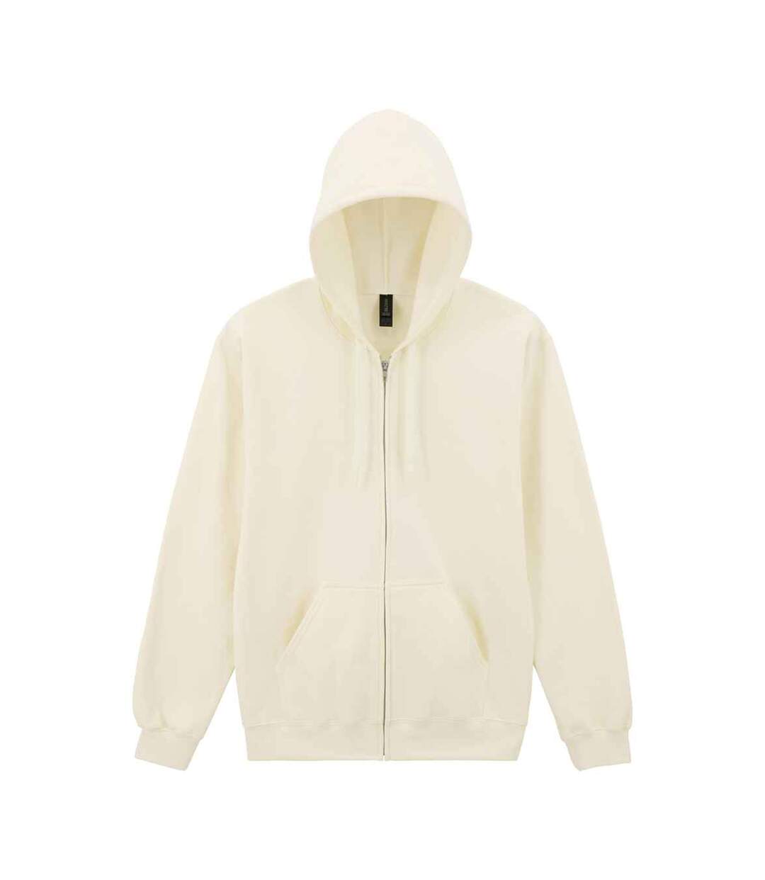 Mens Softstyle Midweight Full Zip Hoodie Off White Gildan-1
