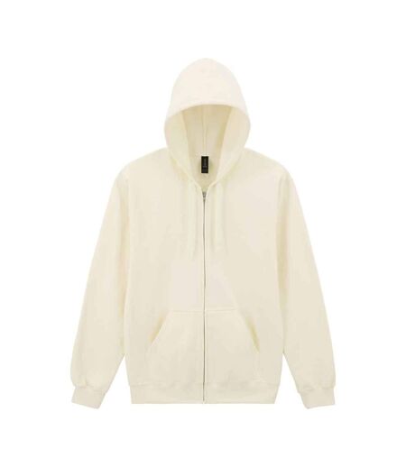 Mens Softstyle Midweight Full Zip Hoodie Off White Gildan
