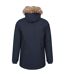 Mens Gorge Ii Long Jacket Navy Mountain Warehouse-2