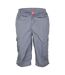 Duke Mens Mason Kingsize Cargo Capri Shorts (Grey) - UTDC250-1