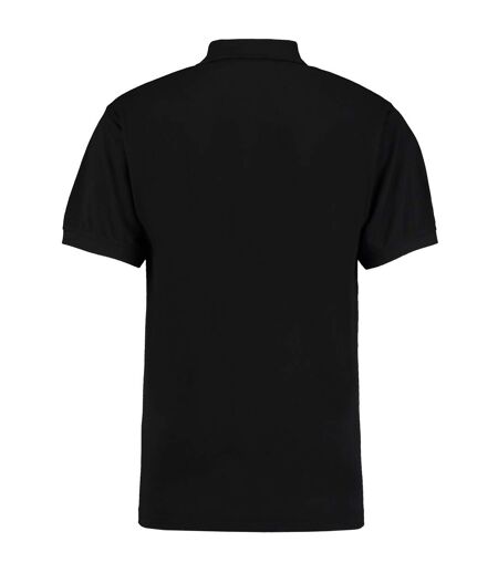 Kustom Kit Workwear Mens Short Sleeve Polo Shirt (Black) - UTBC606