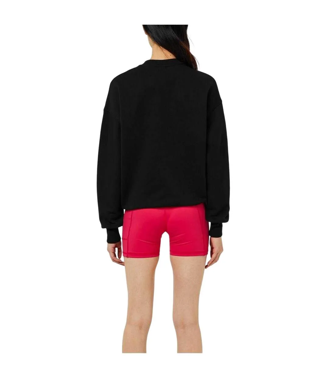 Sweat Motif/style Imprimé Graphique Femme Noir Imprimé Red Run-3