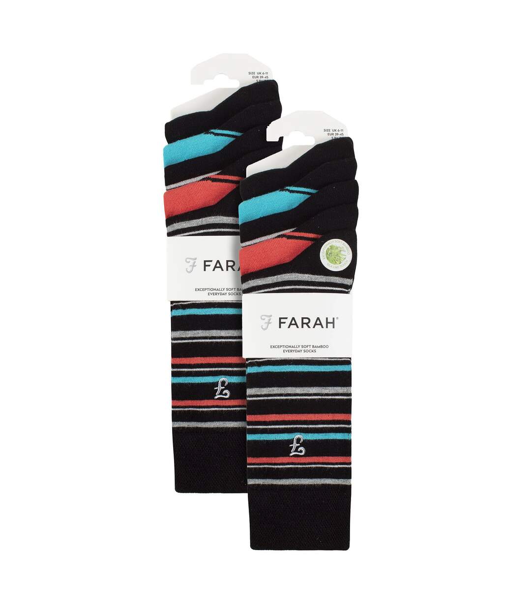 Lot de 10 paires de chaussettes en bambou brillant pour hommes-2