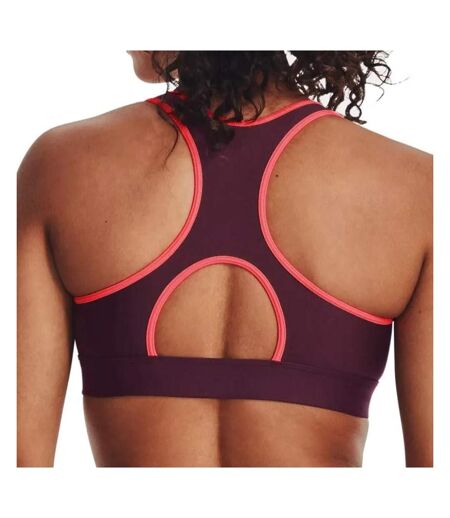 Brassière Prune Femme Under Armour Padless - L