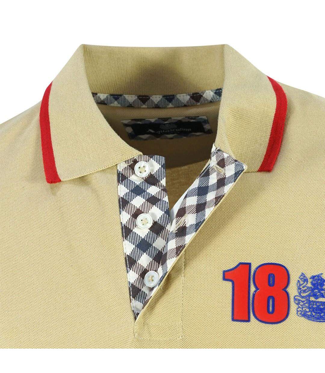 Polo London Homme Jaune Clair Aquascutum-3